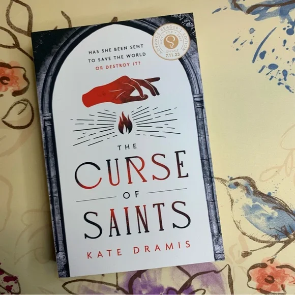 SOLD ON MERCARI 💛 The Curse of Saints by Kate Dramis ARC - Picture 1 of 3
